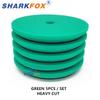 Sharkfox 5inch Polishing Pads Buffing Sponge Pad Polish Disc Smooth Foam Pads DA/RO Polisher Buffer Use for Car Beauty Auto Care