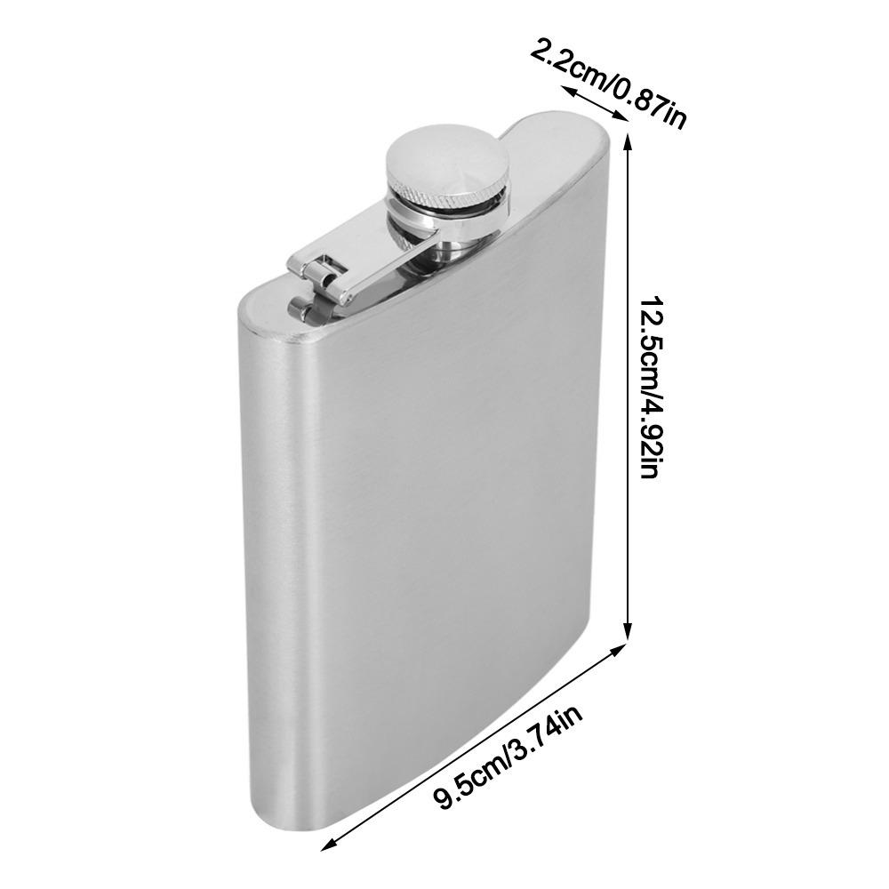

4 Piece Set Leak Proof Liquor Hip Flask 304 Stainless Steel Pocket Flask Birthday Gift