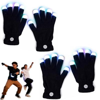 2026 New LED Finger Light Gloves 7 Colors Flashing Gloves for Party Dance Rave Cool Gifts Light Show Gloving Accessories