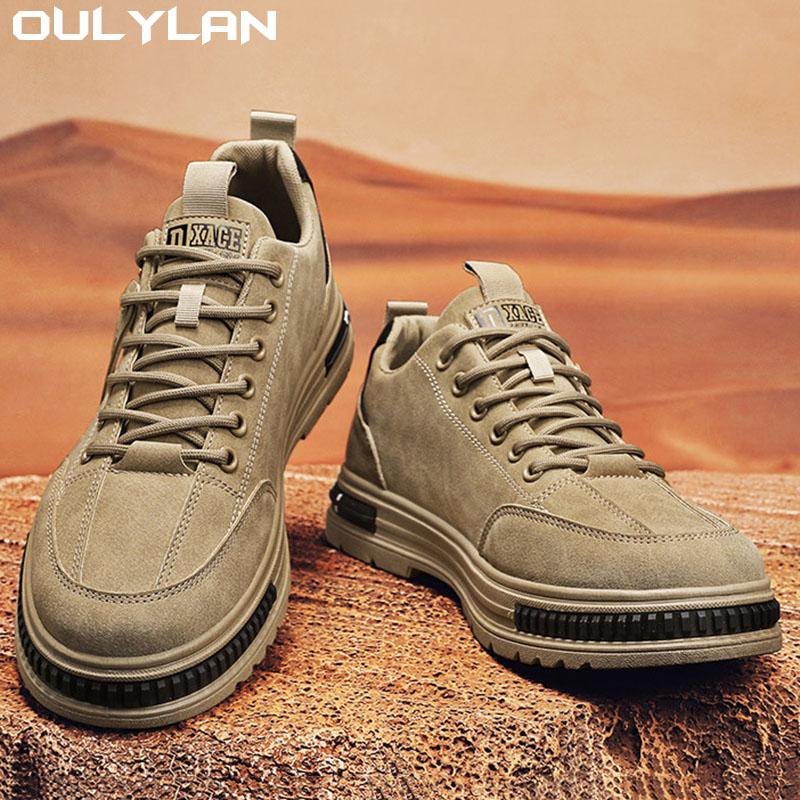 Oulylan Four Seasons Sulfide Shoes Men's Walking Sports Shoes Flat Soles Versatile Men's Shoes New Men's Casual Sports Shoes