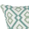 Embroidered Pillow Cover Throw Square Invisible Zip Geometric Cushion for Sofa Office Bedroom