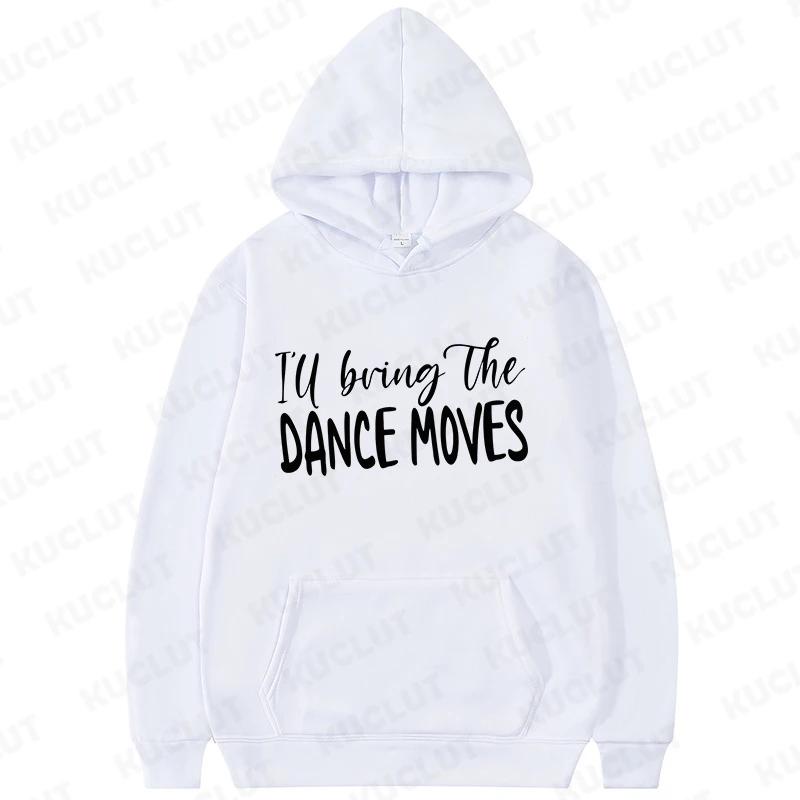 Funny Team Bride Hoodies Clothes I'll Bring The Chaos Booze Loose Pullover Hooded Sweatshirt Girls Bachelorette Party Sportwear