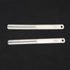 2Pcs Fingerboard Fret Protector Stainless Steel Fretboard Guard Repair Tool with Scale