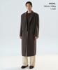 MUSINSA STANDARD Cashmere Blend Daddy Shoulder Single Long Coat [Heather Brown]