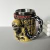 Iron Maiden Band Peripheral Model Cup Iron Maiden Band 50th Anniversary 3D Mug Peripheral Gift Model Ornaments