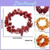 Vibrant Fall Leaves Garland For Thanksgiving Decor Stunning 7.5m Metal Wire Design