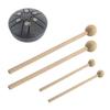 2pcs Ethereal Drumsticks Round Head Drum Sticks Hammer Durable Wooden Handle Drum Mallet Stick Small Musical Drumsticks