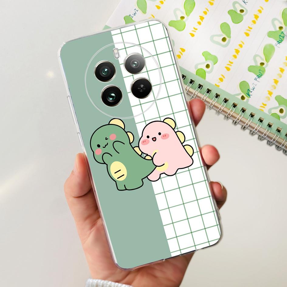 For Realme 12 Pro Plus Case Popular Flower Astronaut Soft Clear Silicone Phone Cover on Realme 12 Pro 5G 2024 Funda RMX3842 Case