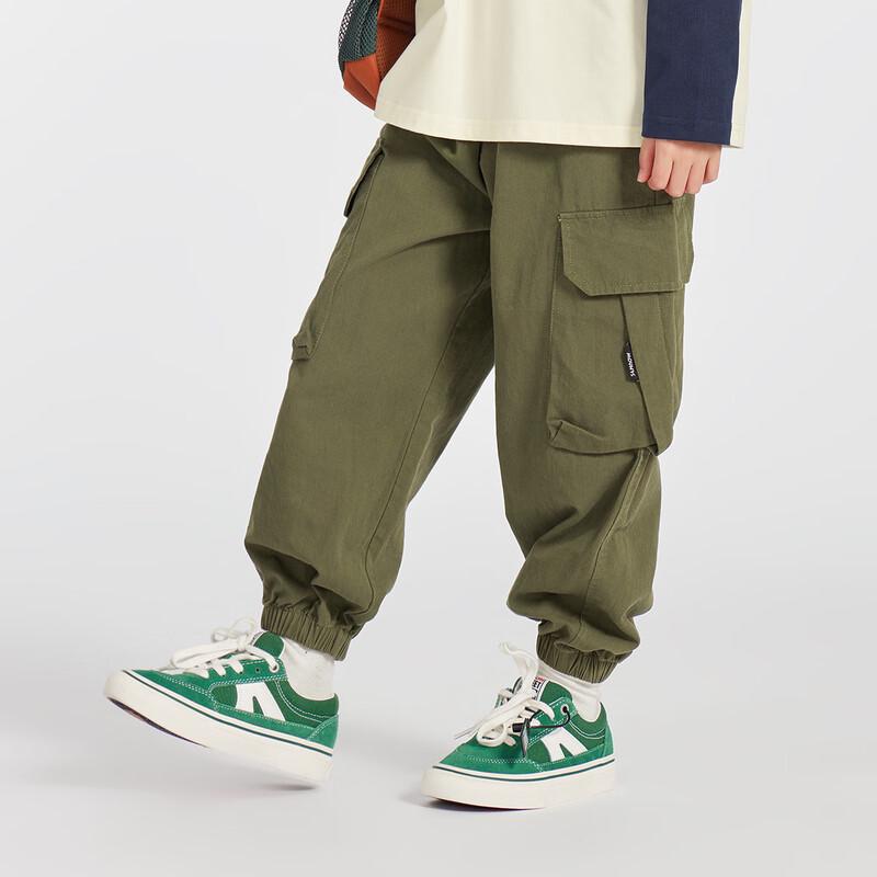 Boys' Pure Cotton Outdoor Cargo Jogger Pants