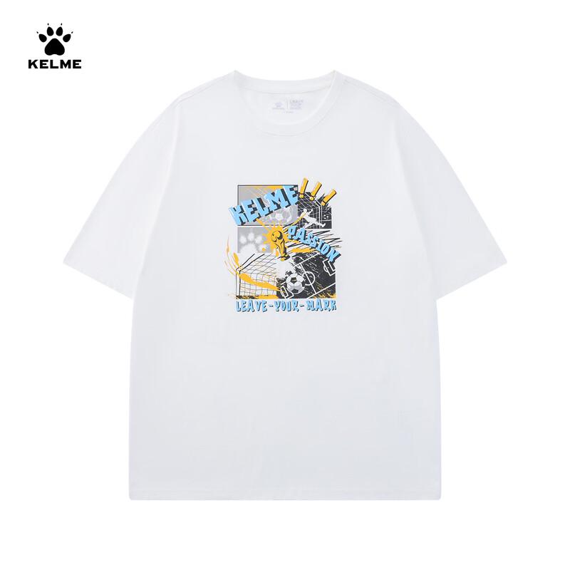 KELME Men's 2026 Summer Casual Printed Short Sleeve T-Shirt