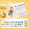 Schnelltrocknende Acryl-Marker mit weicher Spitze für das DIY-Graffiti von Kindern auf Schuhen und Kleidung