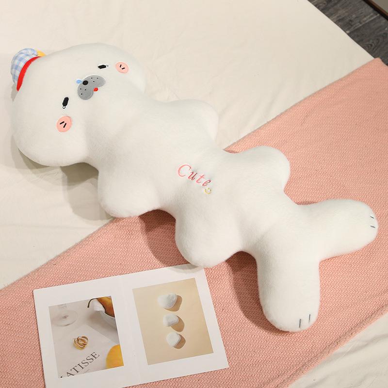 Seal Fishbone Plush Pillow - Cute Bedtime Companion for Boys & Girls