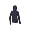 Fila Solid Color Hooded Fitness Knit Jacket Women Jackets Dark-Blue A11W411507F-NV