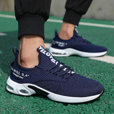 Summer Men'S Running Shoes Man Designer Lightweight Mesh Sneaker Outdoor Non-Slip Shock-Absorbing High Quality Shoes Tenis Baixo