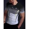 Fitness Workout Men's Training T-shirt Summer Outdoor Loose And Comfortable T-shirt 3D Printed Men's Fashion Short Sleeve