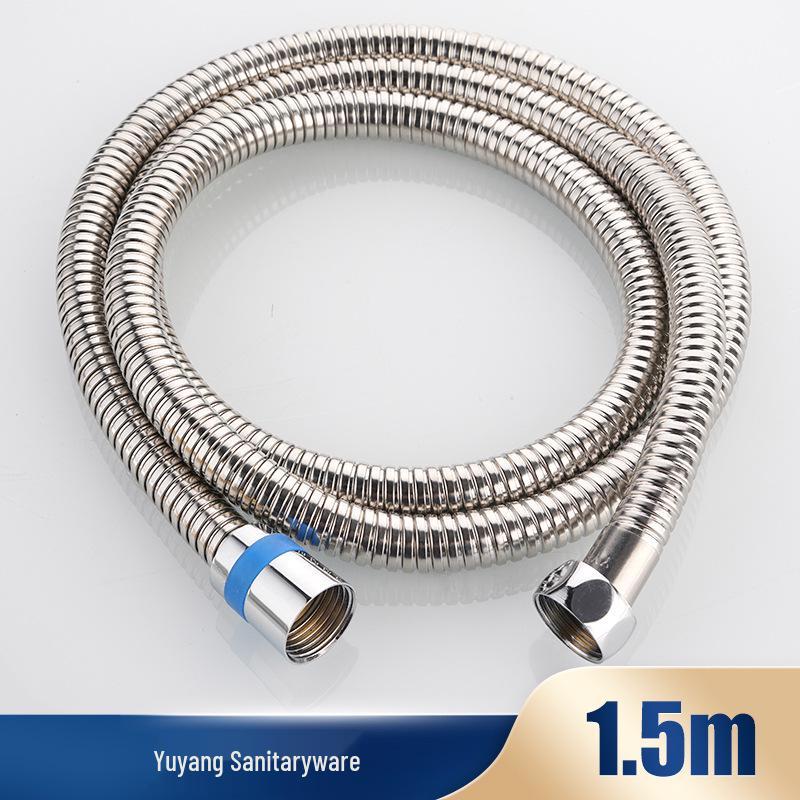 High-Pressure Stainless Steel Shower Hose - Explosion-Proof for Cold & Hot Water