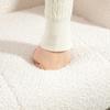 Rocking Chair, Cozy Cover, Thick Padding, Cream White