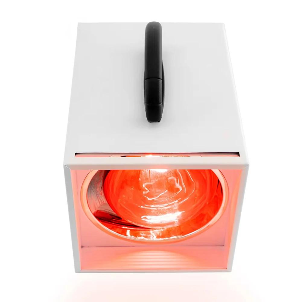 150W 50Hz Handheld Heat Lamp Box Car Bodywork Tint Display Lamp Ultraviolet Heating For Paint Drying Window Film Test with Glass