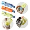 Feeding Bottle Brush Multi-Use Cup Lid Brush Food Grade Pacifier Teats Brush Nipple Cleaning Brush Tool Baby Essential
