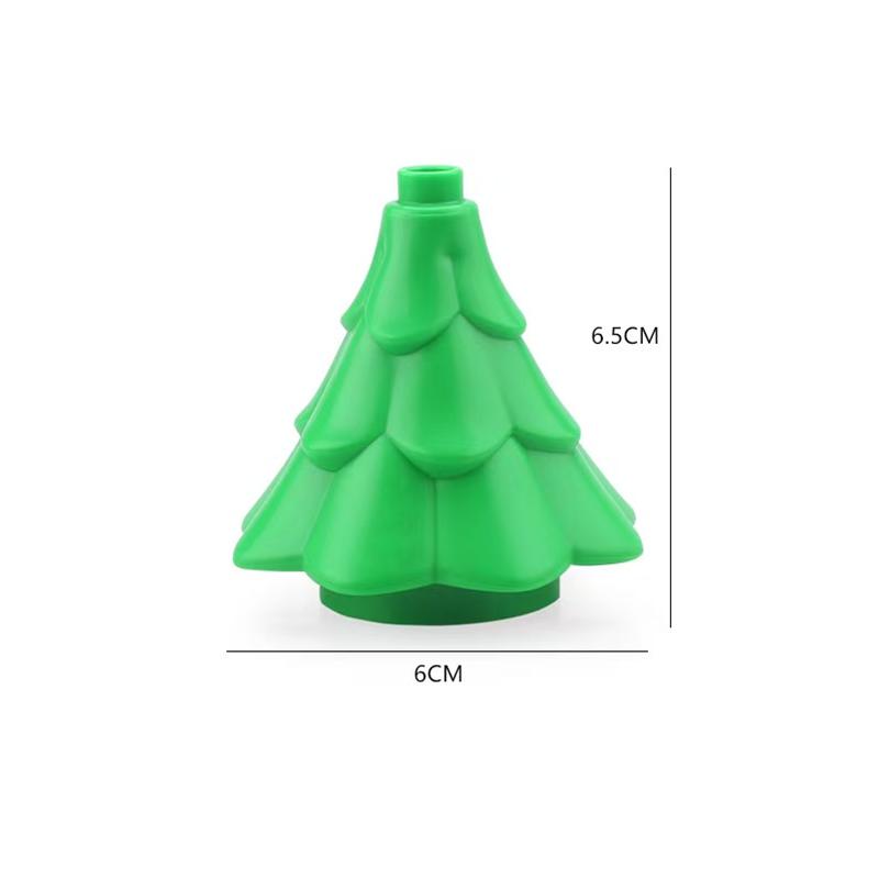 Große Bausteine Outdoor Wald Pflanzen Serie Blume Gras Baum Bauernhof Schmuck Zubehör Kompatible Szenen Spielzeug Kinder Bausteine