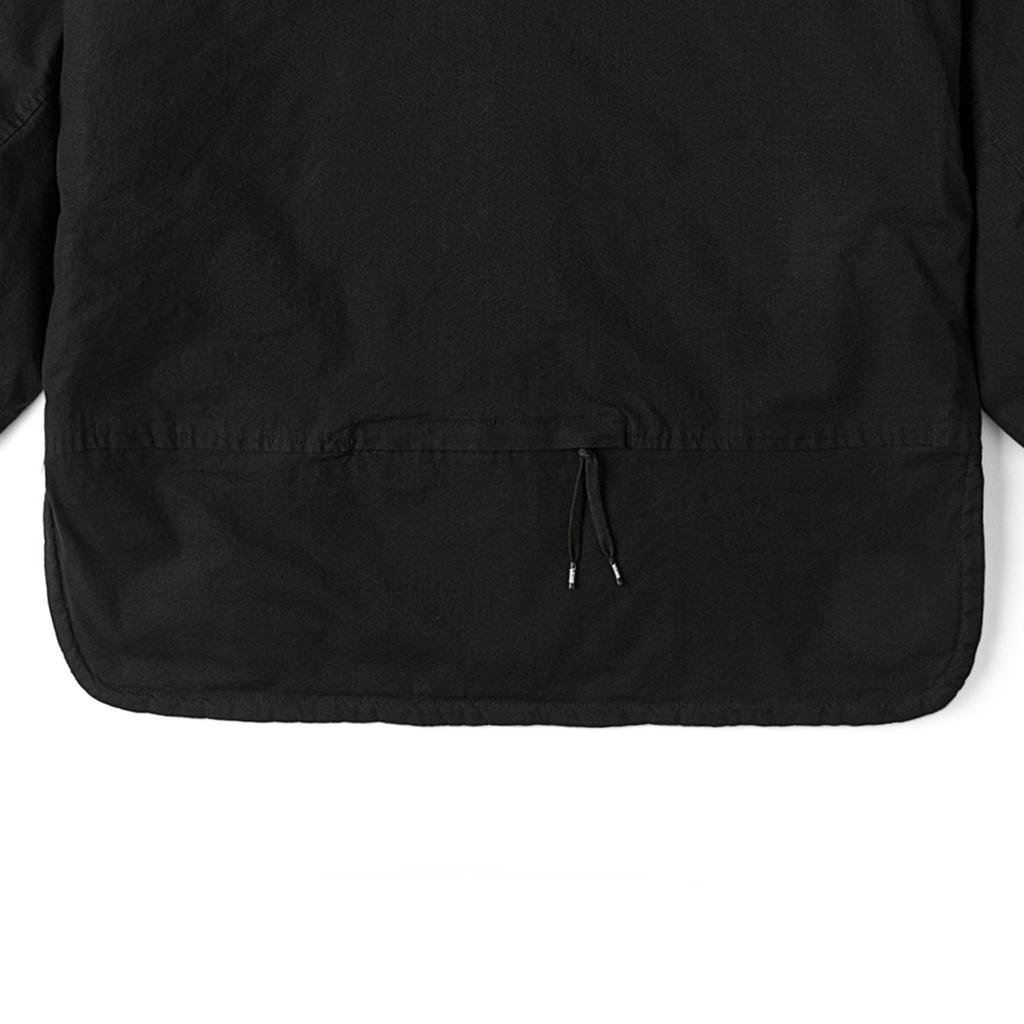 Vans Solid Color Button-Up Long Sleeve Jacket Women Jackets Black VN000H2XBLK