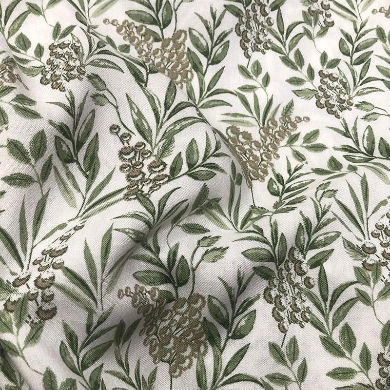 Rayon Fabric Floral Flowers Vintage Liberty Ethnic Soft Summer Pajamas Cloth Sewing Accessories By Half Meter