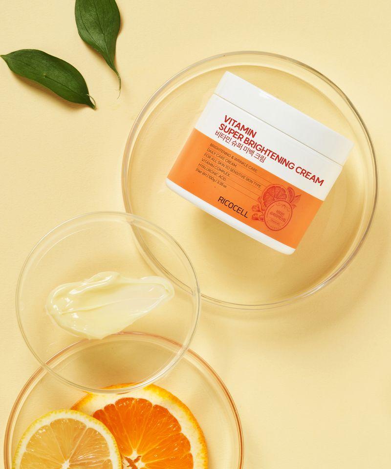 Ricocell Vitamin 10-Type Super Moisture Whitening Cream 100g Elasticity + Whitening + Wrinkle Improvement