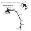 Space-saving E27 Universal Desk Lamp: Student Eye Protection Reading Light for Home or Bedside.