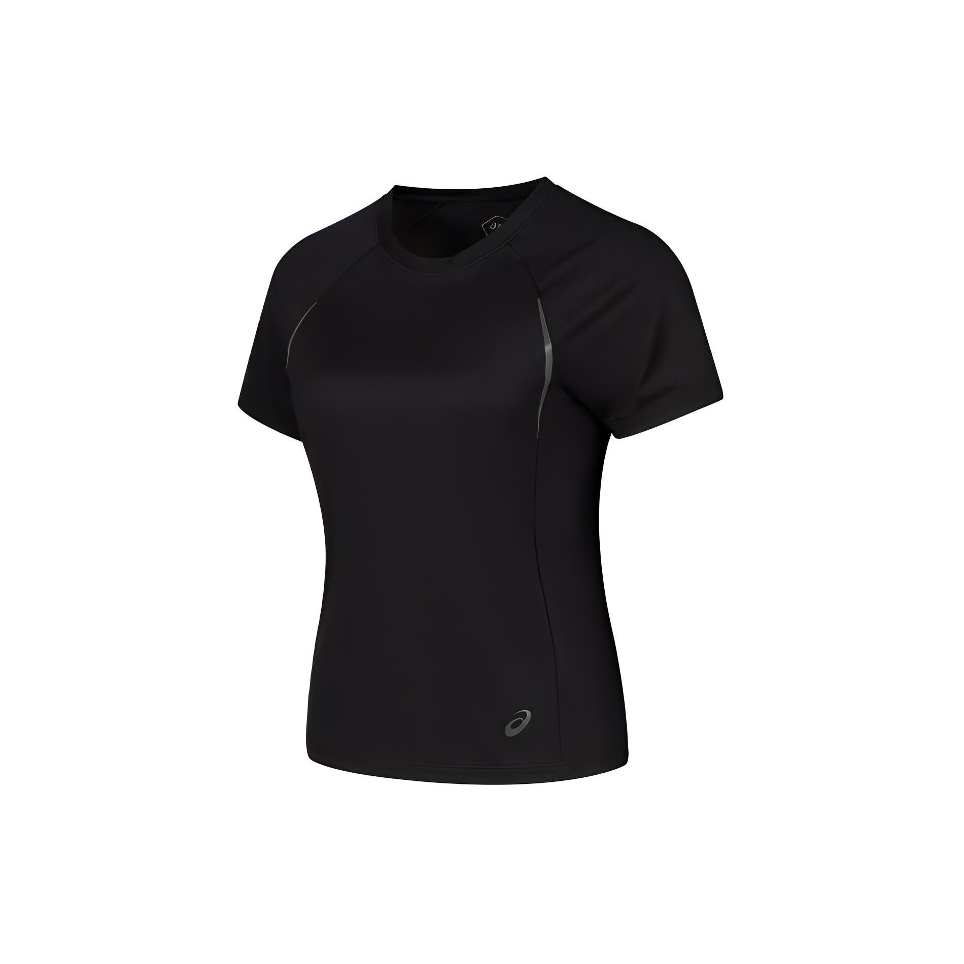 

New Asics Raglan Sleeve T Shirt Women s Black 2012D050-001 M
