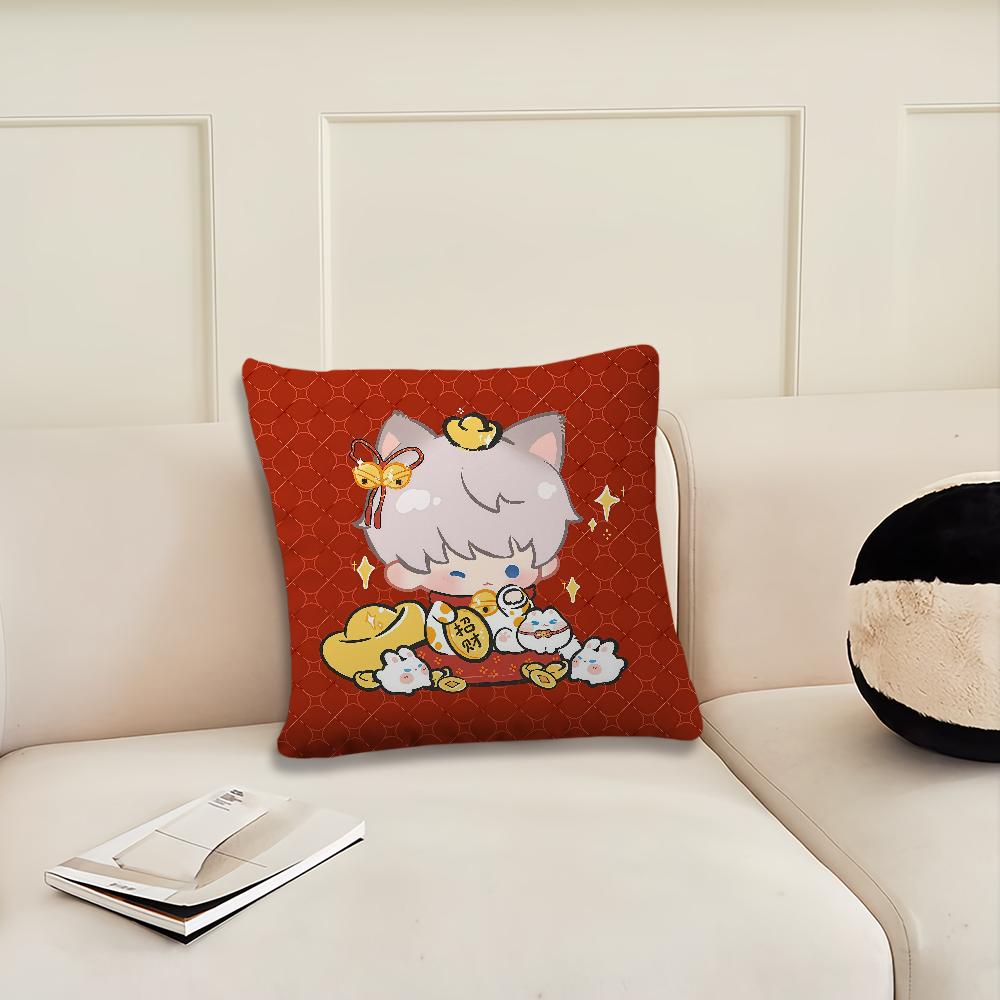 Game Love and Deepspace new year cushion cover Pillow Cover Decoration Room Home Sofa living Office Car Nordic Simplicity
