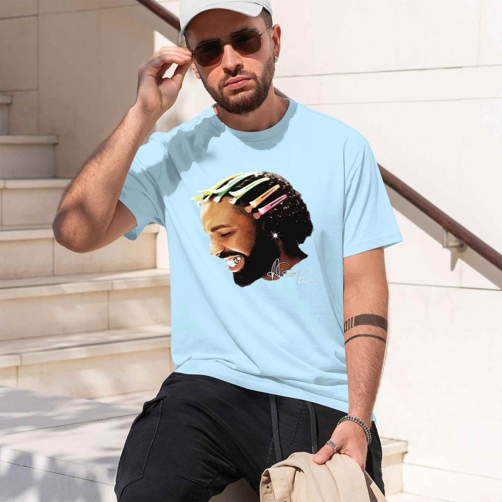 2026 New Model Rapper Drake For All The Dogs Pattern Tshirts Hip Hop Fashion Tshirt Casual Tshirt Street Clothingcomfortabl