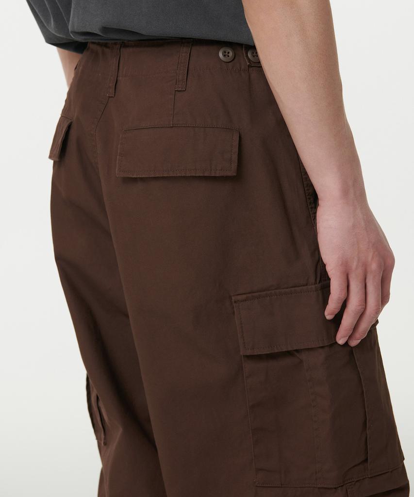 MUSINSA STANDARD Cotton Parachute Cargo Pants [Baroque Brown]
