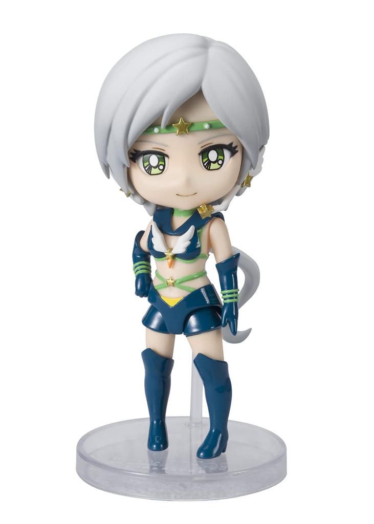 TAMASHII NATIONS Figuarts mini Film versiyonu Sailor Moon Cosmos Sailor Star Healer Yaklaşık 90mm boyalı hareketli figür -Cosmos edisyonu- PVC ve ABS