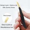 One Professional Stainless Steel Eyebrow Tweezers for Hair Removal Is a Convenient Professional Beauty and Makeup Tool for Women