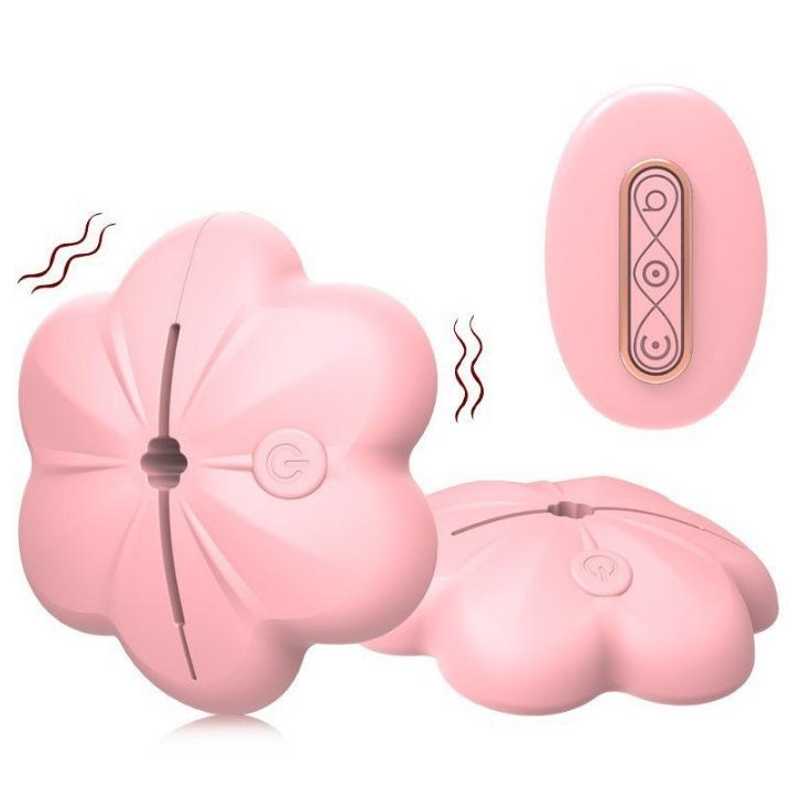 Electric Breast Clip Vibrator Wearable Remote Control Breast Stimulator Erotic Tease Nipple Breast Masturbator G-spot Massager