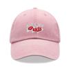 1pc "Kiss My Bass"leisure Unisex Baseball Cap,outdoor Windproof Vintage Washed Dad Skull Hat Suitable for Fishing,holiday,tralve