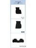 BMW i3 2022-2025 Black Dirt-Resistant Nylon Car Floor Mats