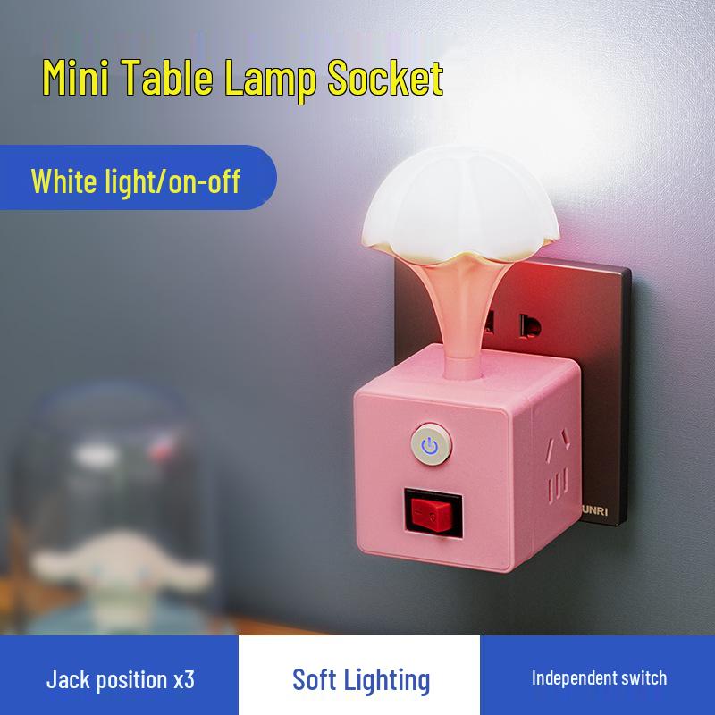 Multifunctional Cube Power Strip with USB and Night Light