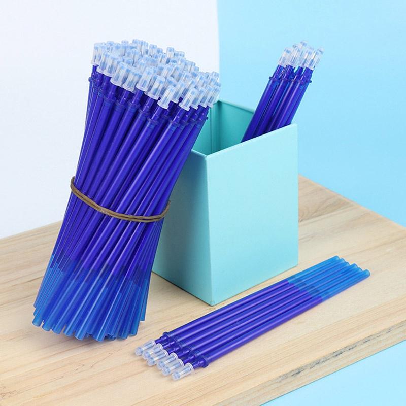 1 + 2 + 20 buc/set 0,5 mm stilou gel șters stilou șters Tijă de reumplere albastru negru cerneală mâner lavabil școală