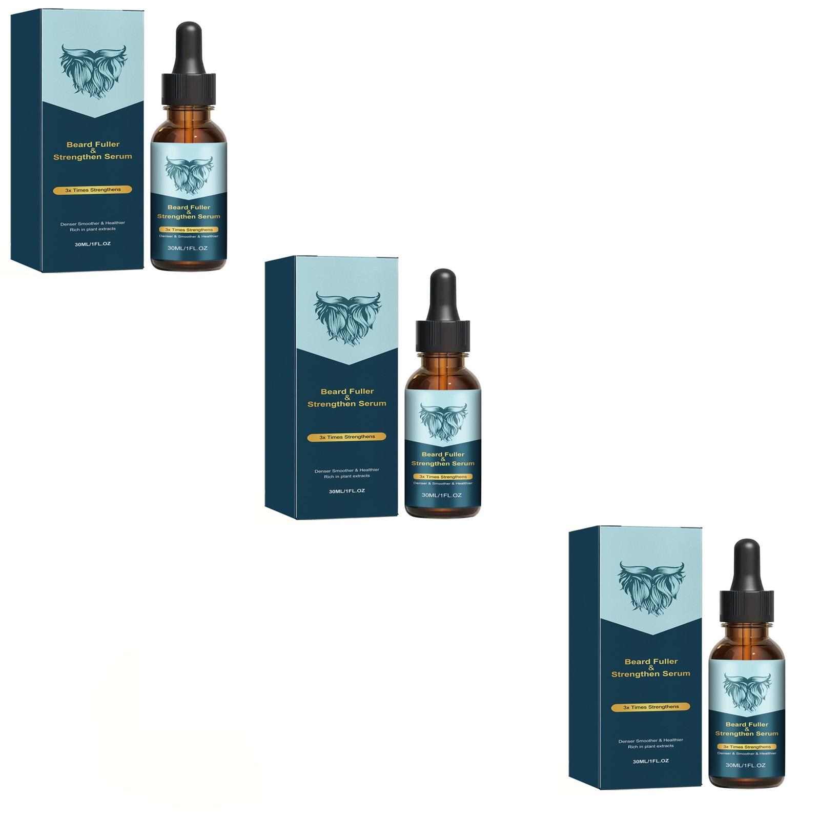 

Борода улучшает секущиеся кончики и способствует росту бороды Масло для роста бороды для мужского ухода за волосами на лице 30 мл One Size