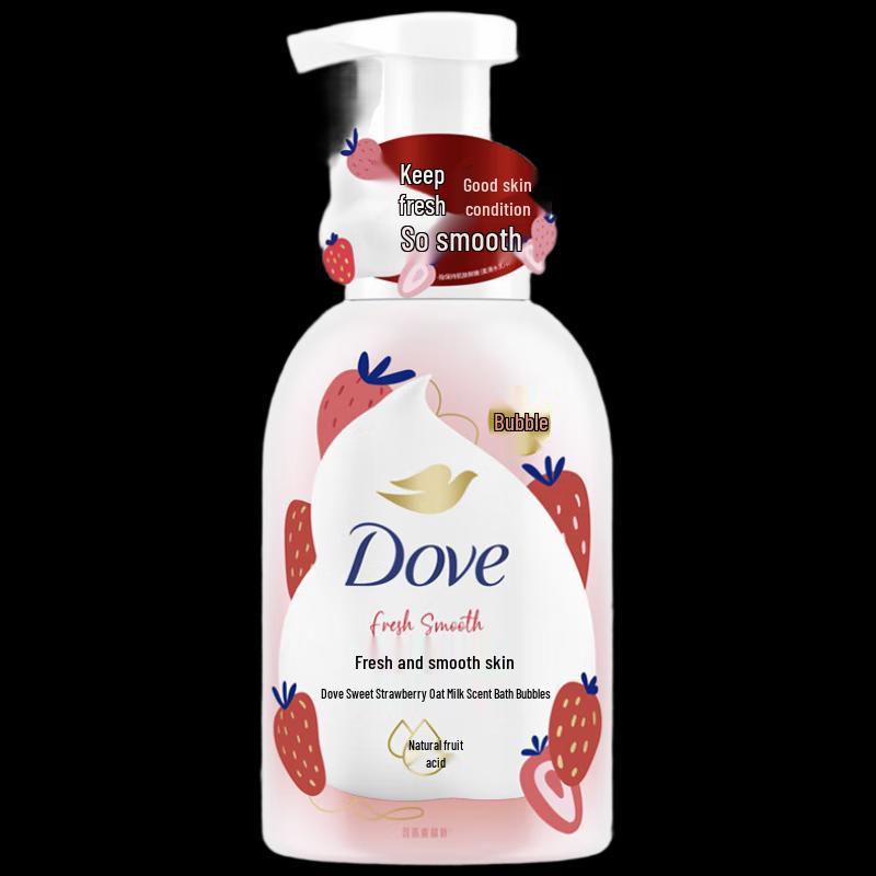 Schiuma da Bagno Dolce Fragola e Latte d'Avena Dove