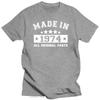 Made In 1974 All Original Parts T Shirts Graphic Cotton Streetwear Short Sleeve Tshirt Father Birthday Gift Tshirt Unisex Clothing
