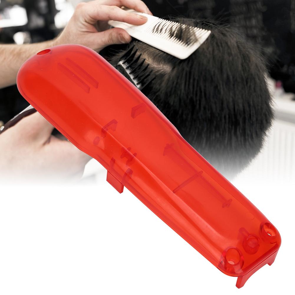 Professional Hair Clipper Replacement Cover Electric Hair Cutter Trimmer Cover Shell for WAHLTransparent Red