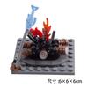 Medieval Castle Military Scene Roman Soldier Miniature Siege Weapon Small Particle Building Block Ornament Toy