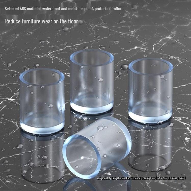 Verdickte Silikon-Stuhlbeinabdeckungen: Leise, rutschfeste, verschleißfeste Schoner für Esszimmerstühle, Hocker, Couchtische, Sofas und Betten