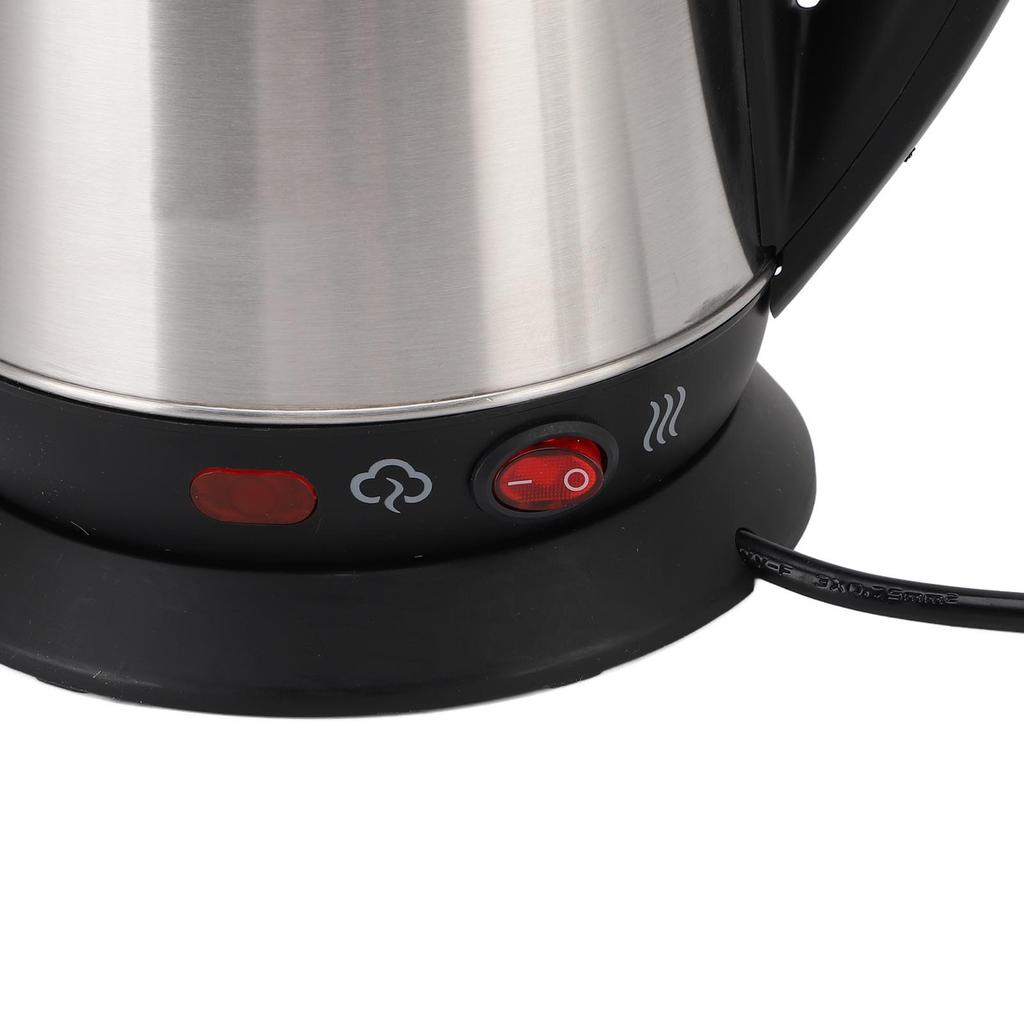 Electric Double Kettle Teapot Set Easy Cleaning Safe Stainless Steel Electric Turkish Kettle Detachable Infuser for Black Teas