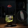 Micro Landscape Plant Growth Lamp with Timmer Full Spectrum Plant Lamp Height Adjustable for Desktop Glass Plant Terrarium