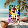 Personalized customized proof beach towel with Happy Tree Friends pattern - soft, absorbent,quick-drying,perfect swimming,camping&bathing