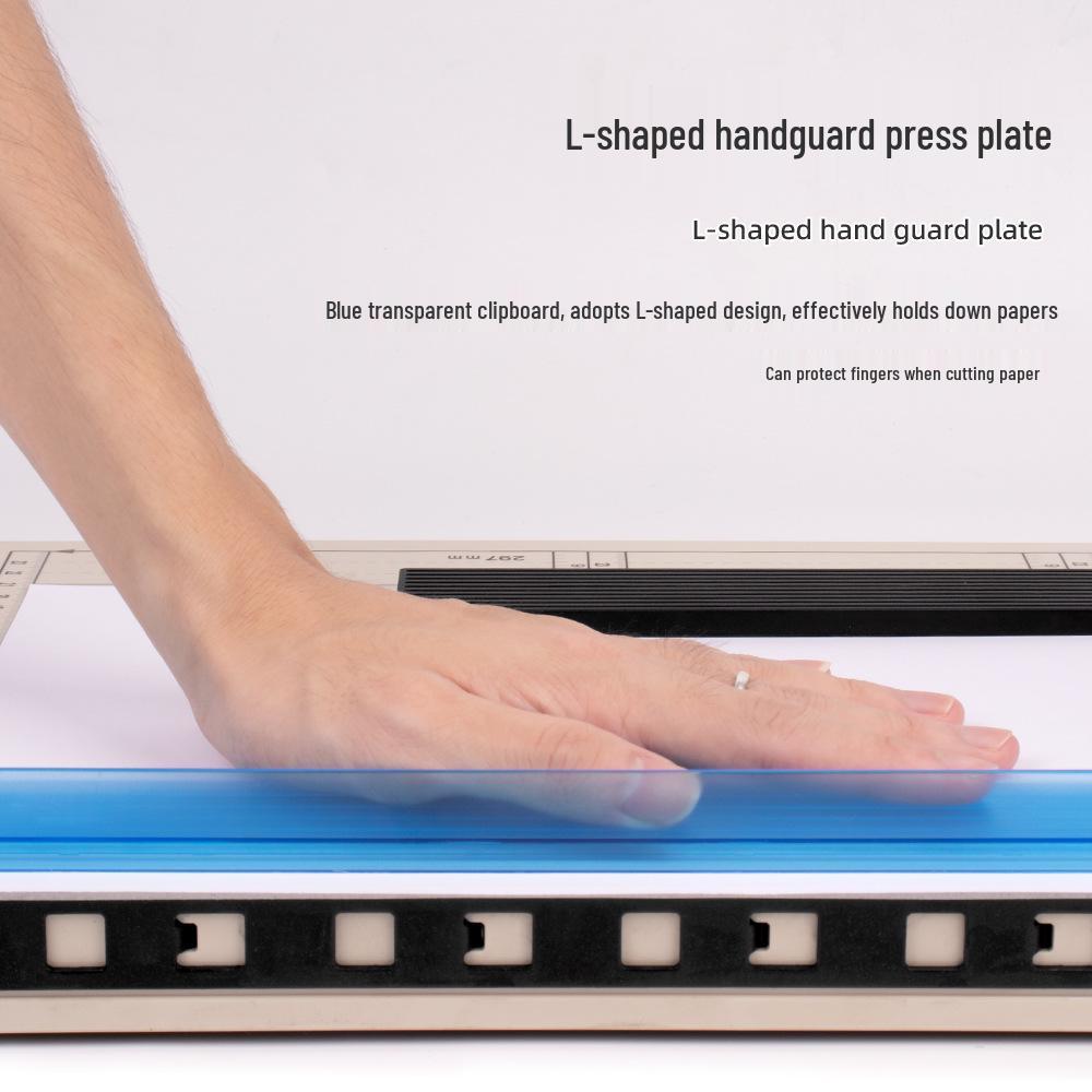 A4 Guillotine Paper Cutter with Removable Press Bar - Lightweight Manual Paper Trimmer