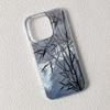 Bamboo Ink Design Phone Case for iPhone 17, 16 Pro, 15, 14 Pro Max, 13 - European & American Style